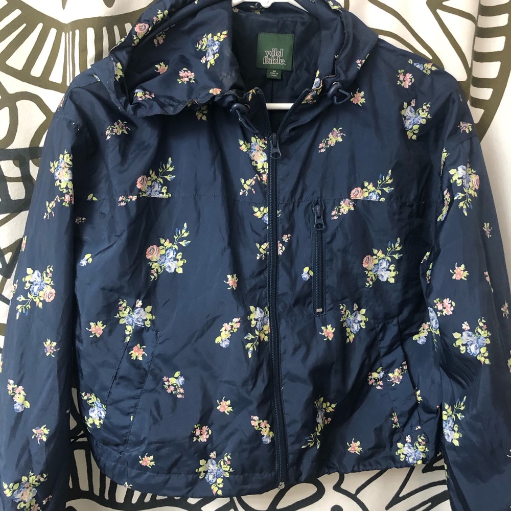 Wild fable cropped wind breaker